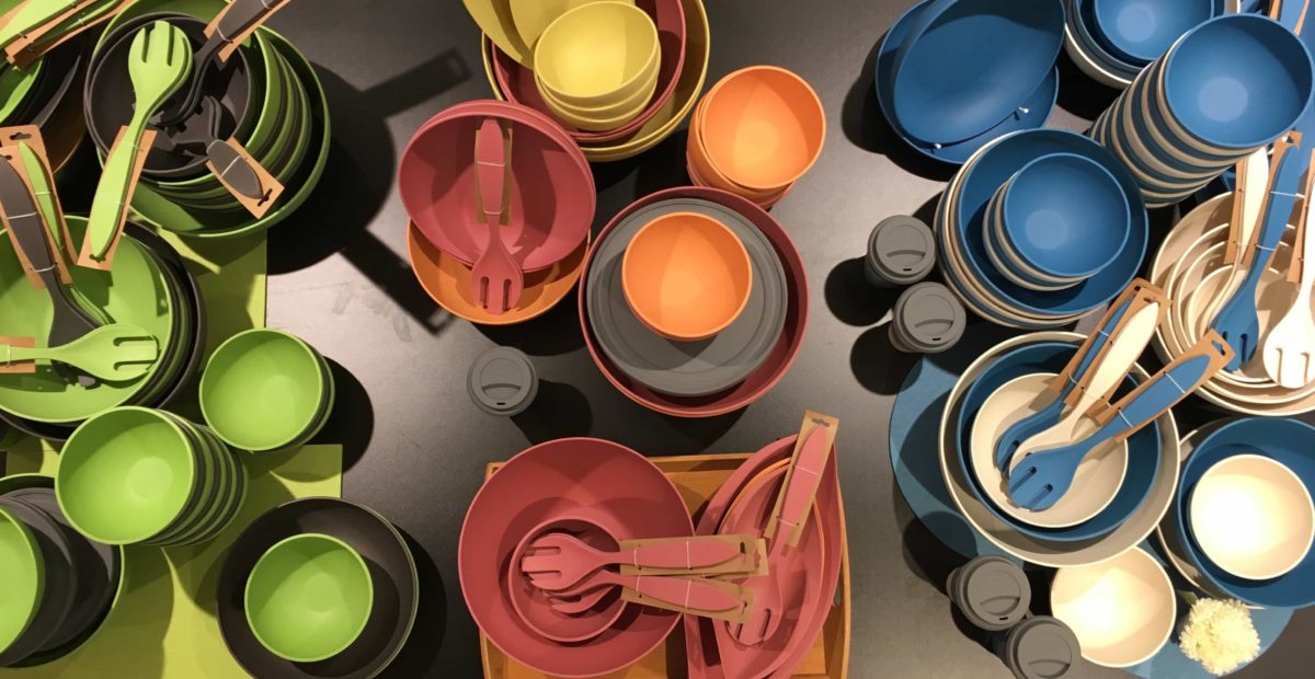 2018-07-Magu-Bambus-Geschirr-Carl-Tode-Göttingen (3a) Magu, Geschirr, Schüsseln, Schalen, Bambus, Pflanzenfasern, Farbvielfalt, Carl Tode, Göttingen