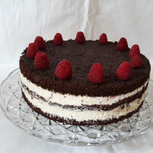 Torte, Himbeeren, Schokolade, KitchenAid, Schokoladentorte, Himbeertorte, Carl Tode, Göttingen, Torte, backen, Naked Cake, Kaffee, Kaffeetafel, Beeren, Beerenfrüchte