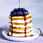 Gluetnfrei, Göttingen, Pancakes, Frühstück, Blaubeeren, Joghurt, Pfannkuchen