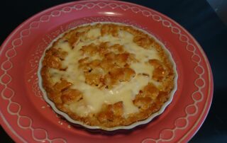 Apfelkuchen, Tarte, Schmand, Guss, Garten, Ernte, backen, köstlich, Carl Tode, Göttingen, Kaffee