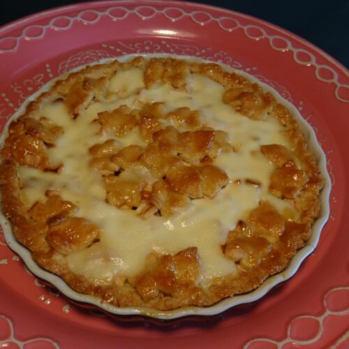 Apfelkuchen, Tarte, Schmand, Guss, Garten, Ernte, backen, köstlich, Carl Tode, Göttingen, Kaffee