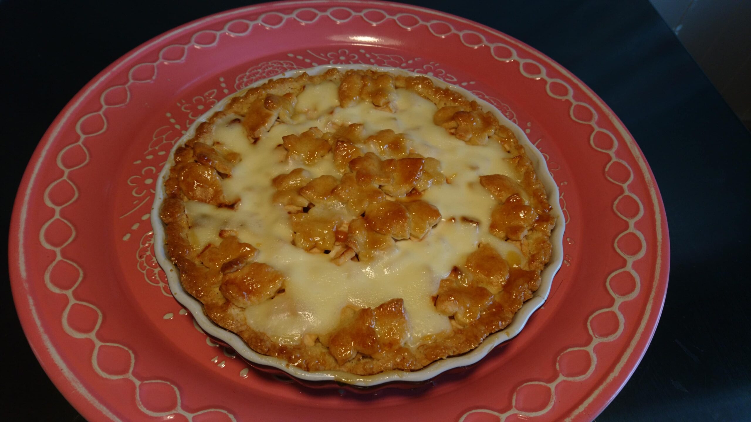 Apfelkuchen, Tarte, Schmand, Guss, Garten, Ernte, backen, köstlich, Carl Tode, Göttingen, Kaffee