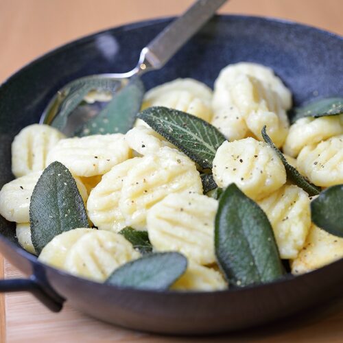 Gnocchi, mehlig kochende Kartoffeln, Ei und glutenfrei