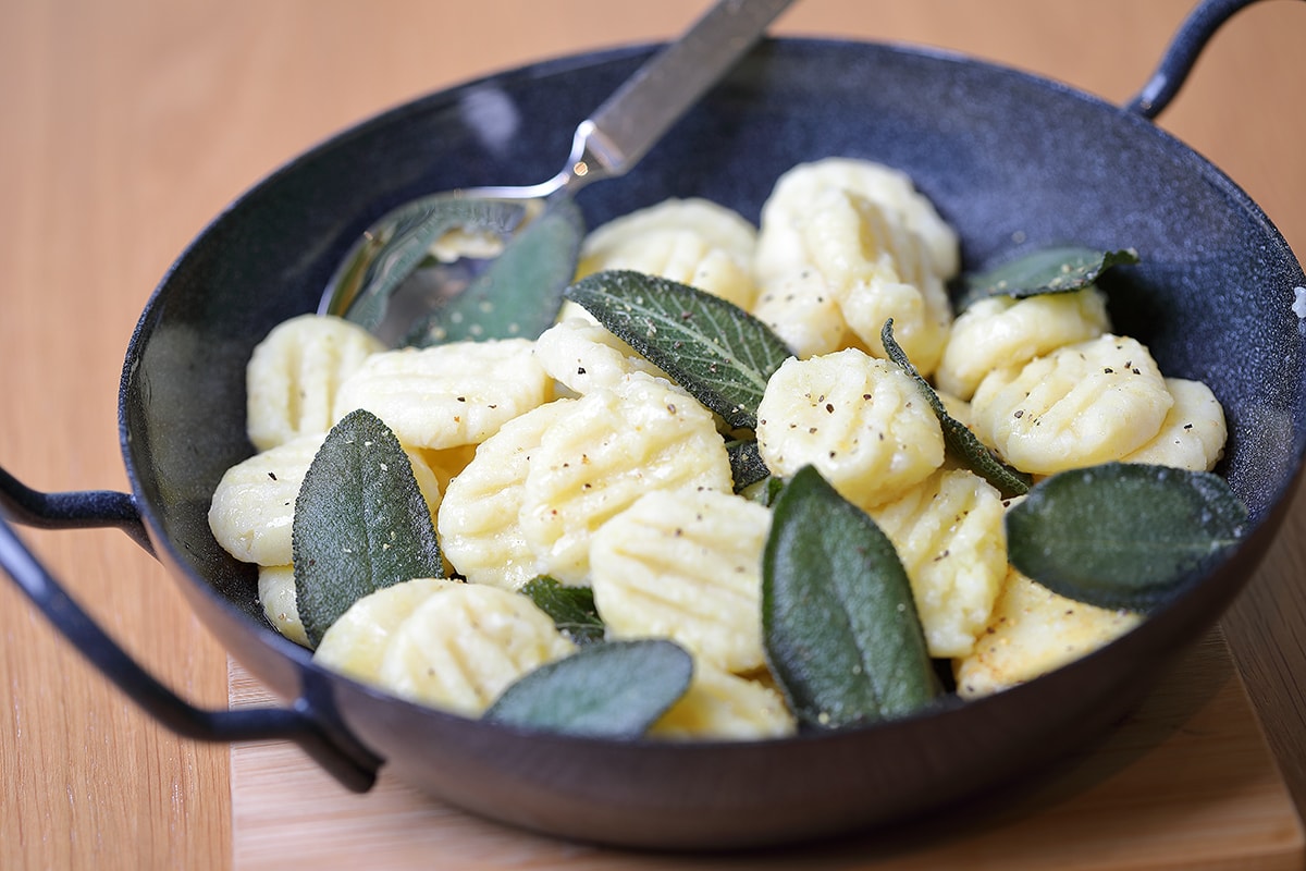 2018-10-Gnocchi-glutenfrei-Rezept-Carl-Tode-Göttingen Gnocchi, mehlig kochende Kartoffeln, Ei und glutenfrei