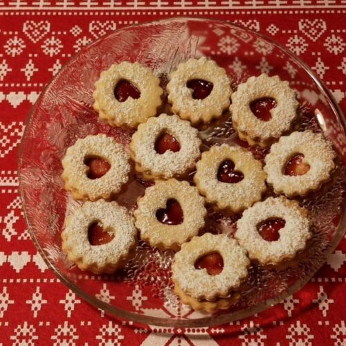 Linzer Plätzchen, Spitzbuben, Plätzchen, Gebäck, Carl Tode, Göttingen, backen, Advent, Klassiker