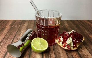 Eistee, Cocktail, Granatapfel, Limette, Weißer Tee, Tea-Jay, TeaJay, Eisteebereiter, Blomus, Rezept, Carl Tode, Göttingen