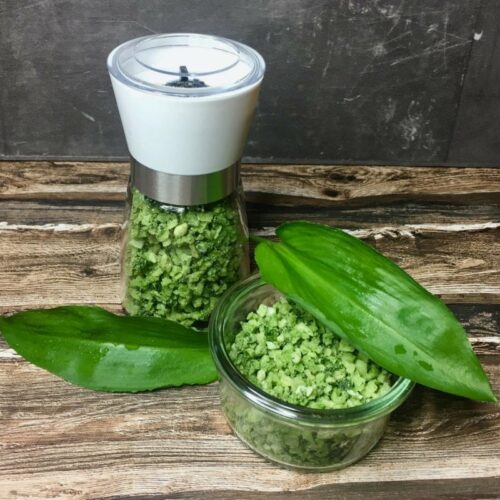 Bärlauchsalz, Salz, Kräutersalz, Salinensalz, Wildkräuter, Luisenhaller, Frühling, Rezept, Carl Tode