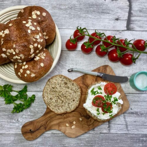 Low Carb, Brötchen, Flohsamenschalen, Mandeln, Chia, Chiasamen, Leinsamen, backen, Rezept, Fitnessbrötchen, Carl Tode, Göttingen