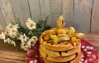 Foto für Waffeln mit GEwürzbirnen