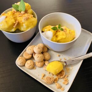 Mango Eis Rezept für den Blog