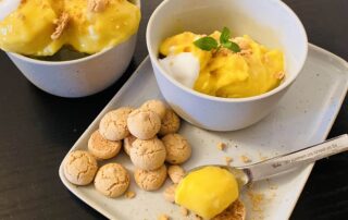 Mango Eis Rezept für den Blog