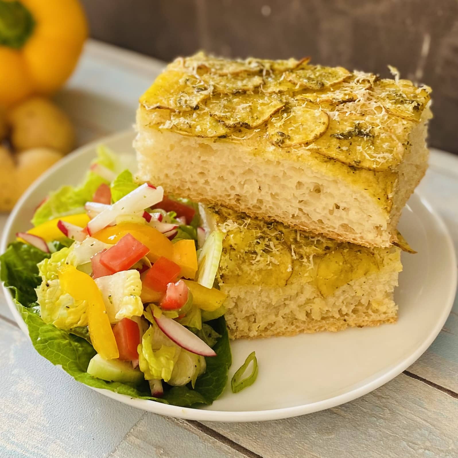 Kartoffel-Focaccia Foto für Kartoffel-Focaccia