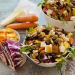 Herbstsalat mit Ahornsirup-Dressing