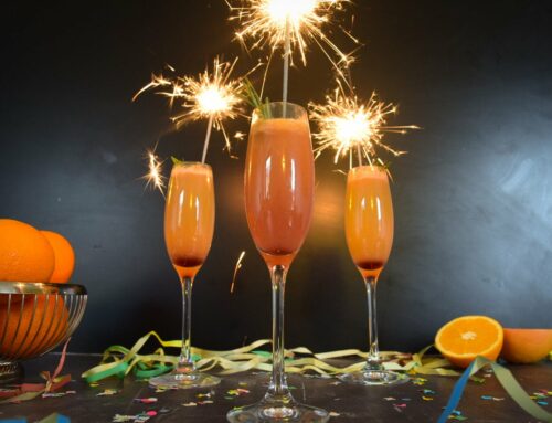 Cranberry-Grapefruit-Mimosa