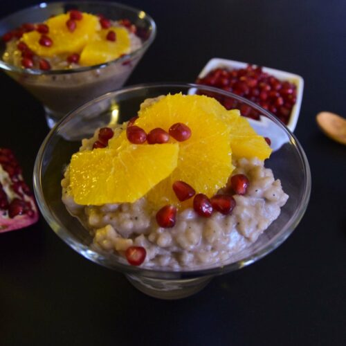 Super cremiger veganer Milchreis mit Massa Chai Gewürzen