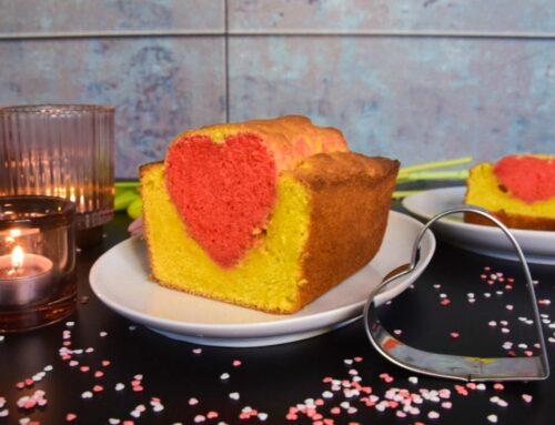 Valentins-Kuchen mit Herz