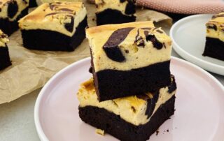 Saftig, dekadente Cheesecake-Brownies