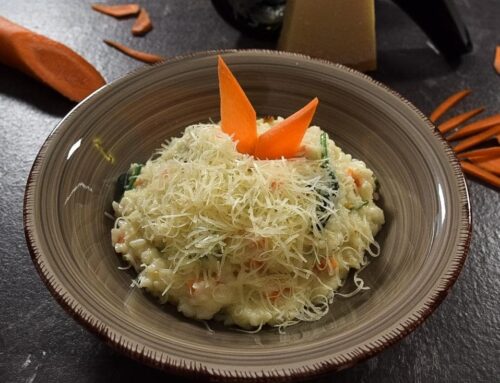 Vegetarisches Spinat-Risotto