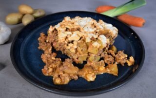 Kartoffel-Hackauflauf mit Feta